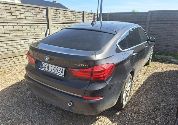 BMW 5GT cena 59900 przebieg: 273935, rok produkcji 2015 z Kartuzy małe 154